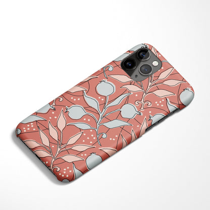 Retro Floral Pattern iPhone Case