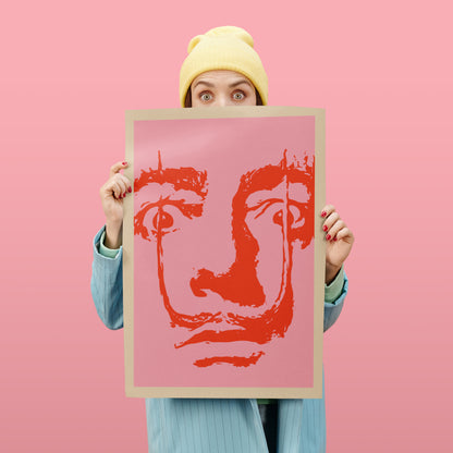 Salvador Dali Pop Art Style Poster