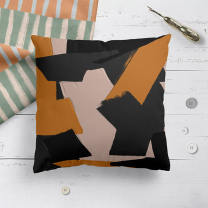 Geometric Abstract Artistic Throw Pillow