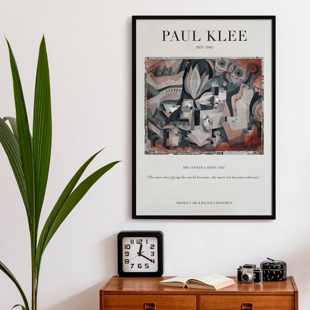 P. Klee, Dry Cooler Garden (1921) Poster