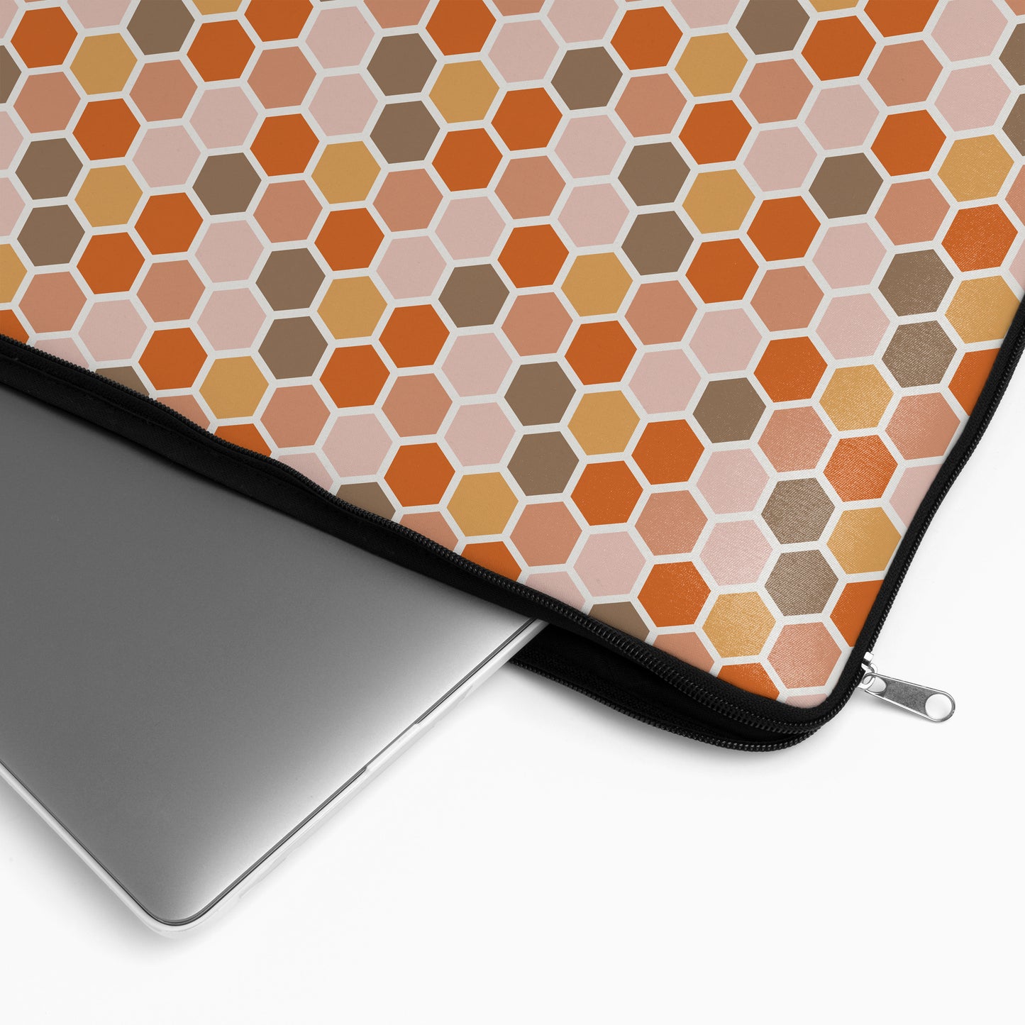 Hexagon Geometric Pattern - Laptop Sleeve