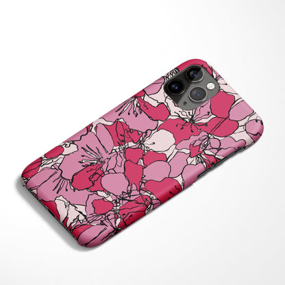 Pink Flowers iPhone Case