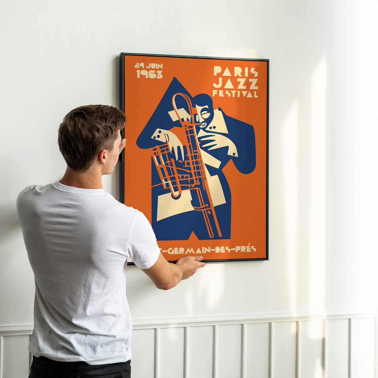 Orange Paris Jazz Festival Music Poster