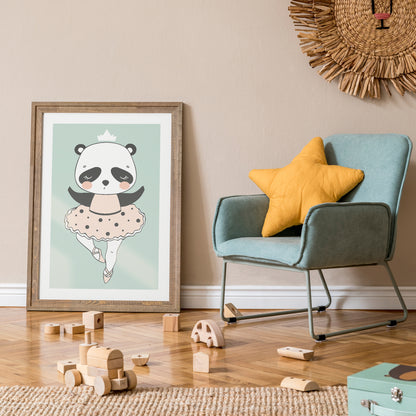 Panda Ballerina Poster