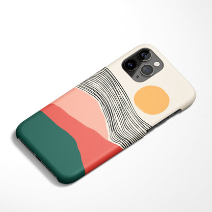 Handdrawn Landscape iPhone Case