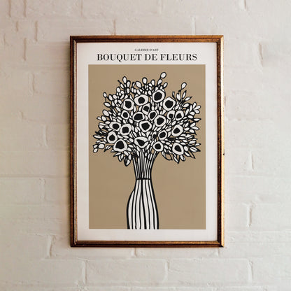 Bouquet de Fleurs Picasso Poster