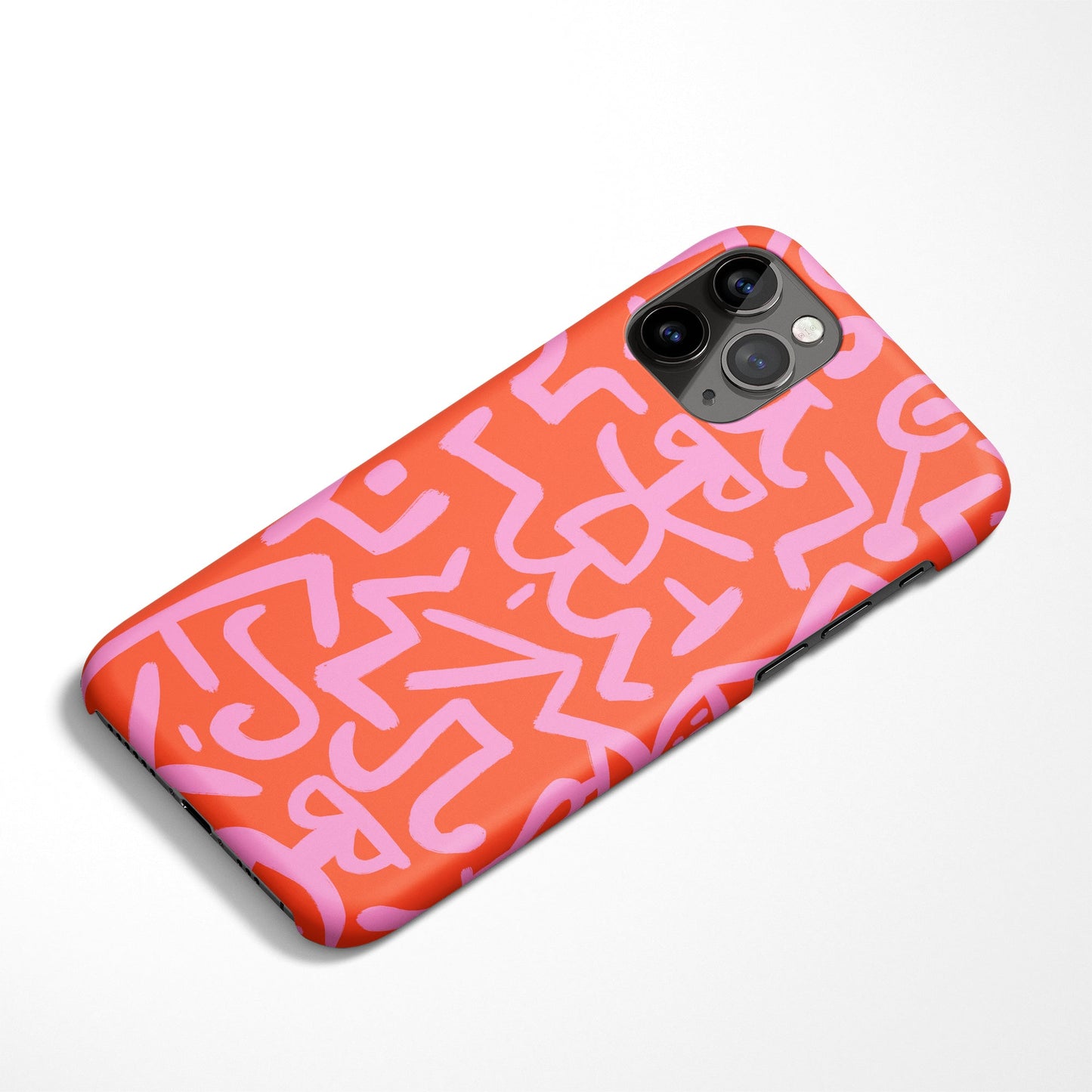 Pink Drawing iPhone Case 2