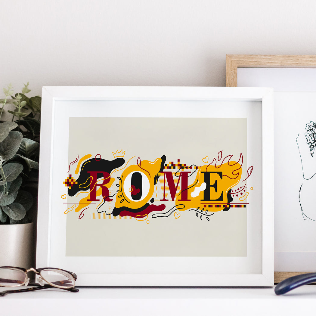 Rome Horizontal Print