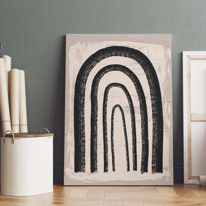 Black Arches Canvas Painting