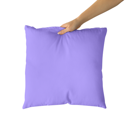 Violet and Orange Zig Zag Throw Pillow