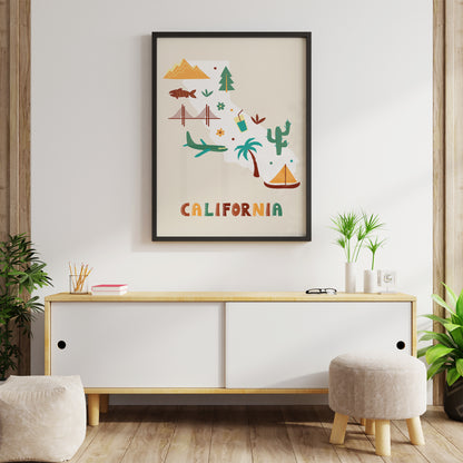 California, Travel Poster