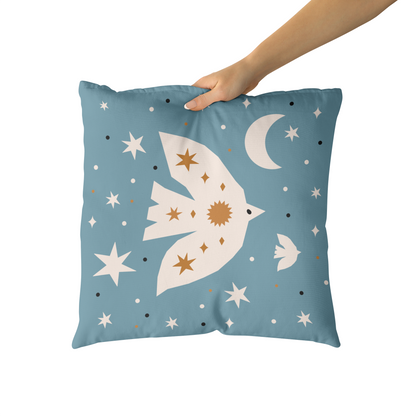 White Dove Throw Pillow