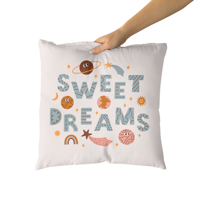 Sweet Dreams, Nursery Room Decor Throw Pillow