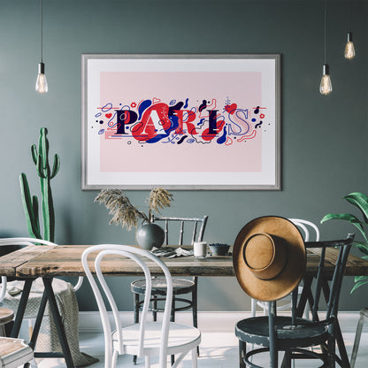 Contemporary Paris Horizontal Print