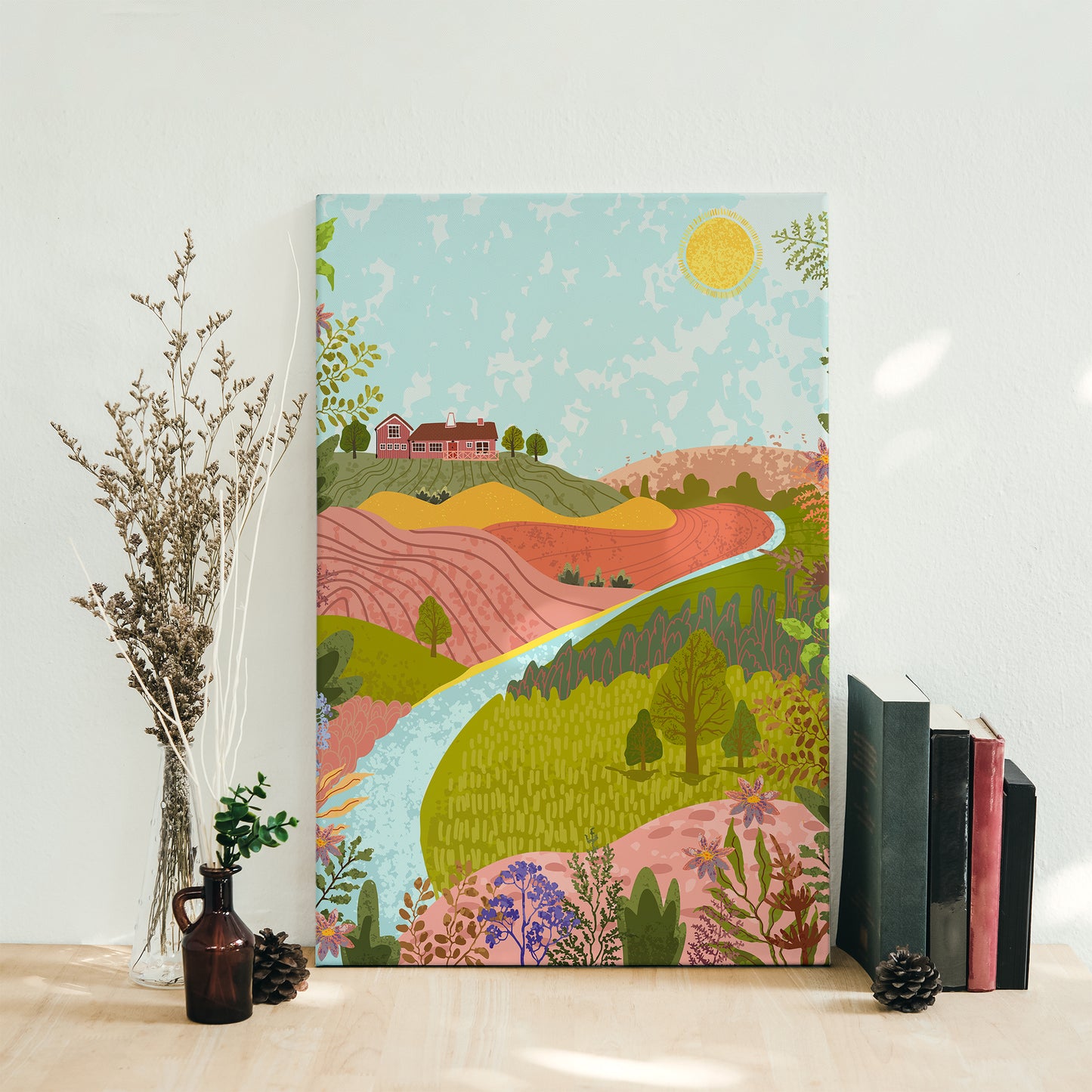Colorful Fairy Tale Canvas Print