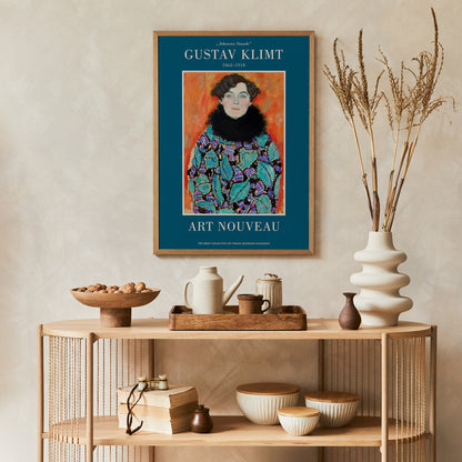 G. Klimt, Johanna Staude Poster