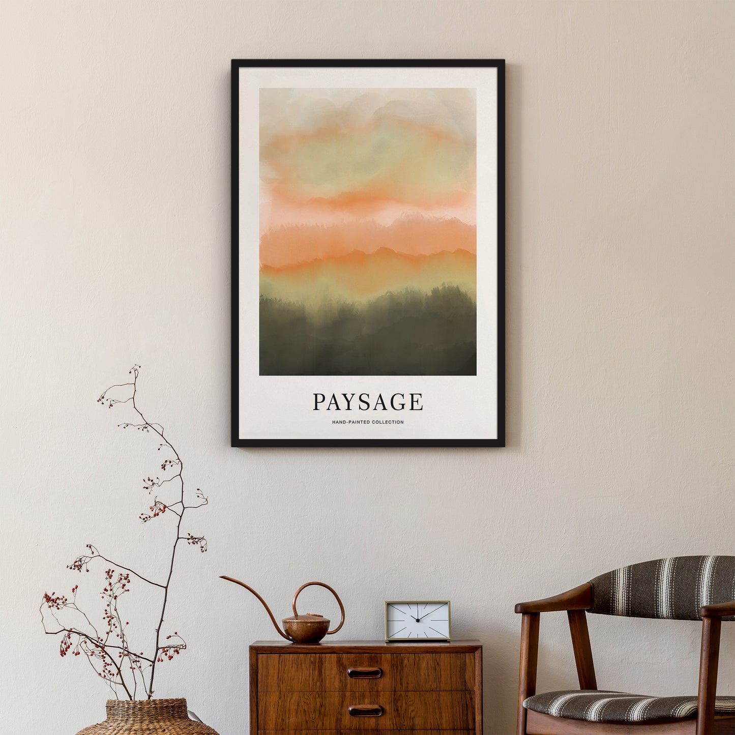 Paysage No1 Hand Painted Collection Poster