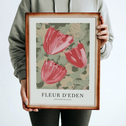 Fleur d'Eden Botanical Painted Poster