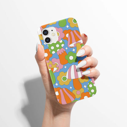 Groovy Mushrooms iPhone Case