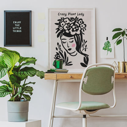 Crazy Plant Lady Poster