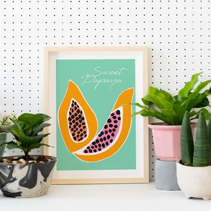 Sweet Papaya Poster