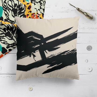 Loft Apartment Decor Throw Pillow