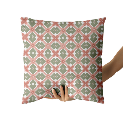 Retro Luxury Pattern Throw Pillow