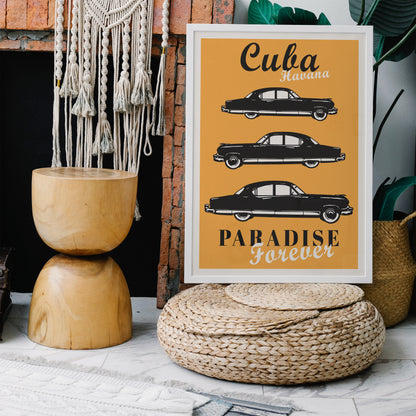 Cuba Havana Paradise Forever Poster