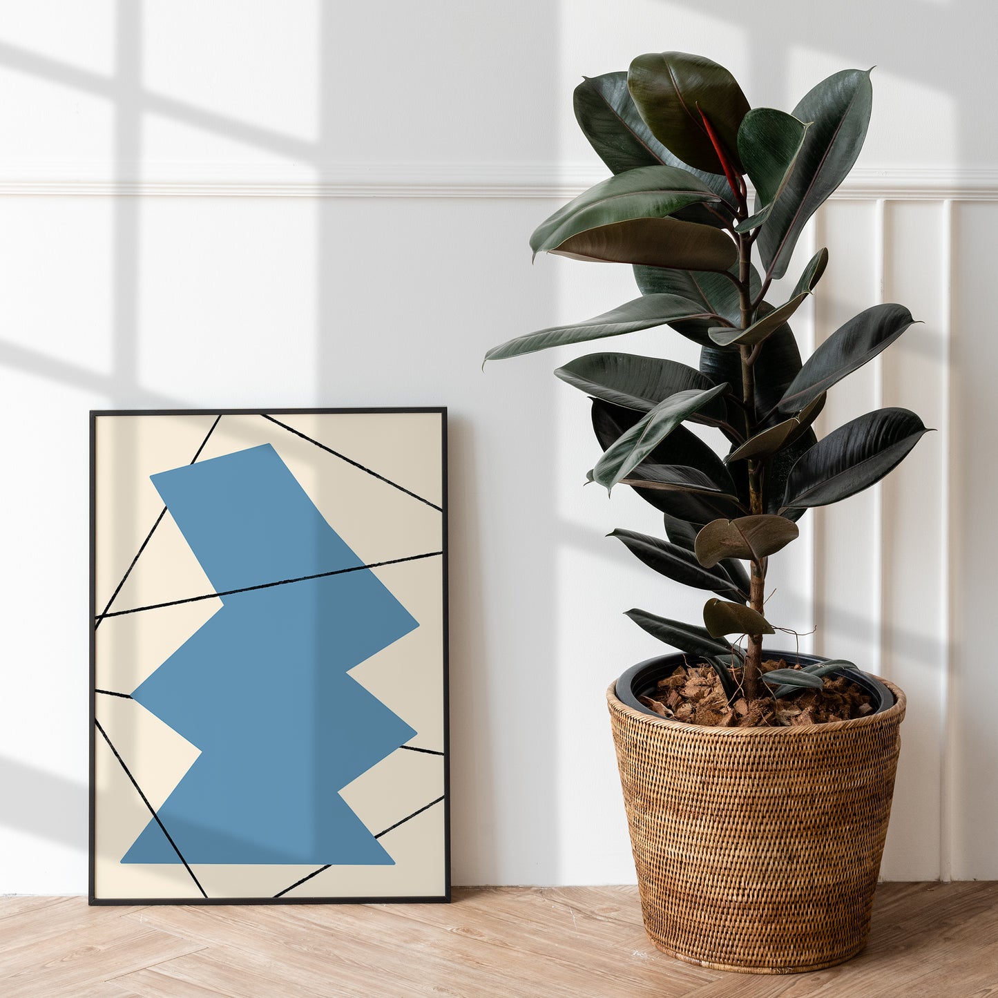 Set of 2 Aesthetic Geometric Minimalist Prints