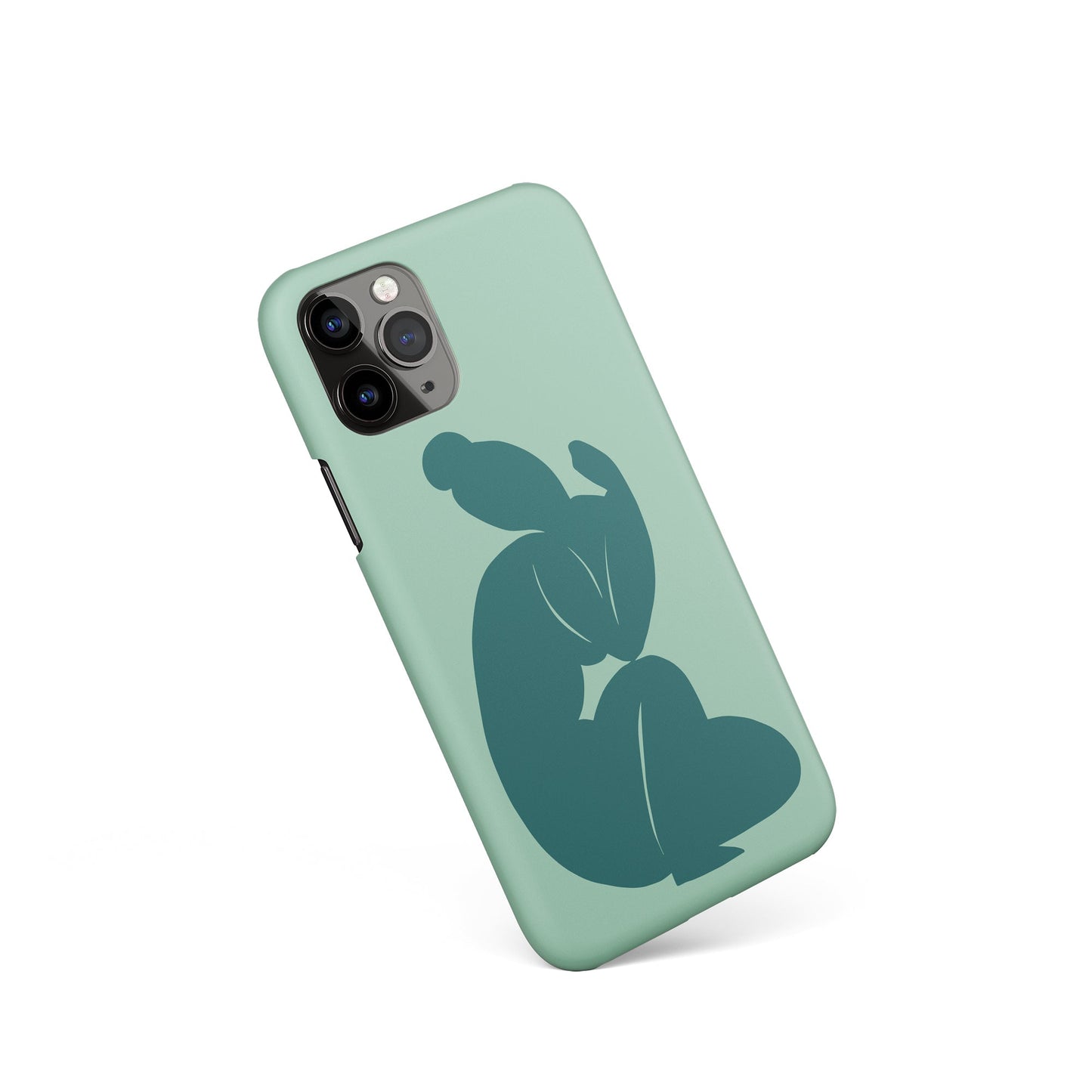 iPhone Case with Cut-Out Woman Print