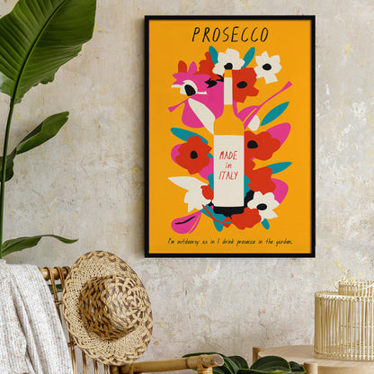 Prosecco Italy Coctail Poster