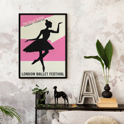 London The Royal Ballet Festival Poster
