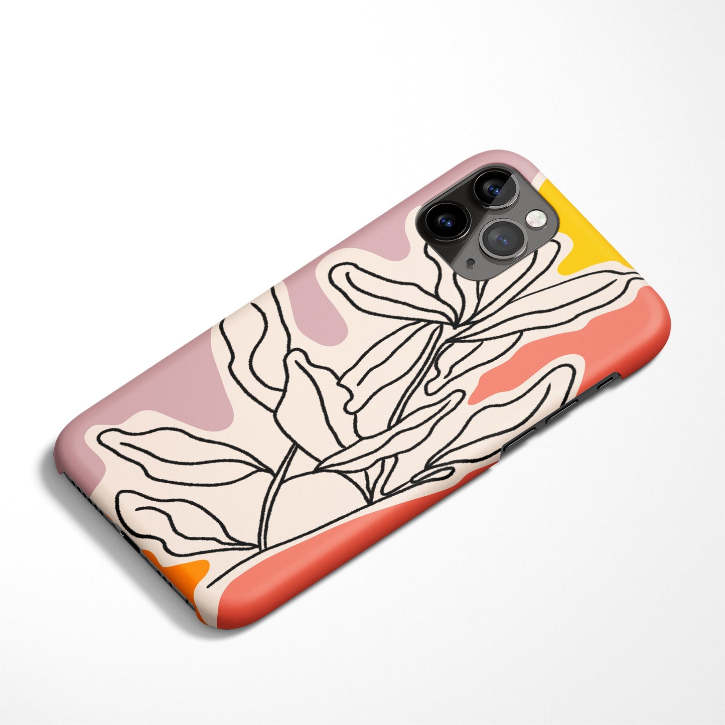 Floral Drawing iPhone Case 2