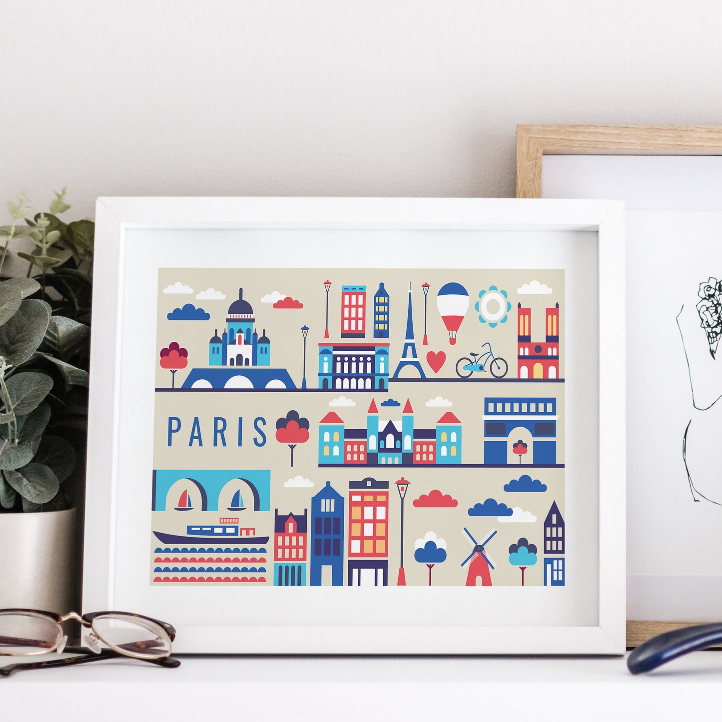 Modern Paris Horizontal Print