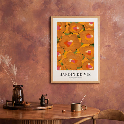 Jardin de Vie Artistic Painted Poster