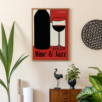 Red Wine & Jazz Festival Poster