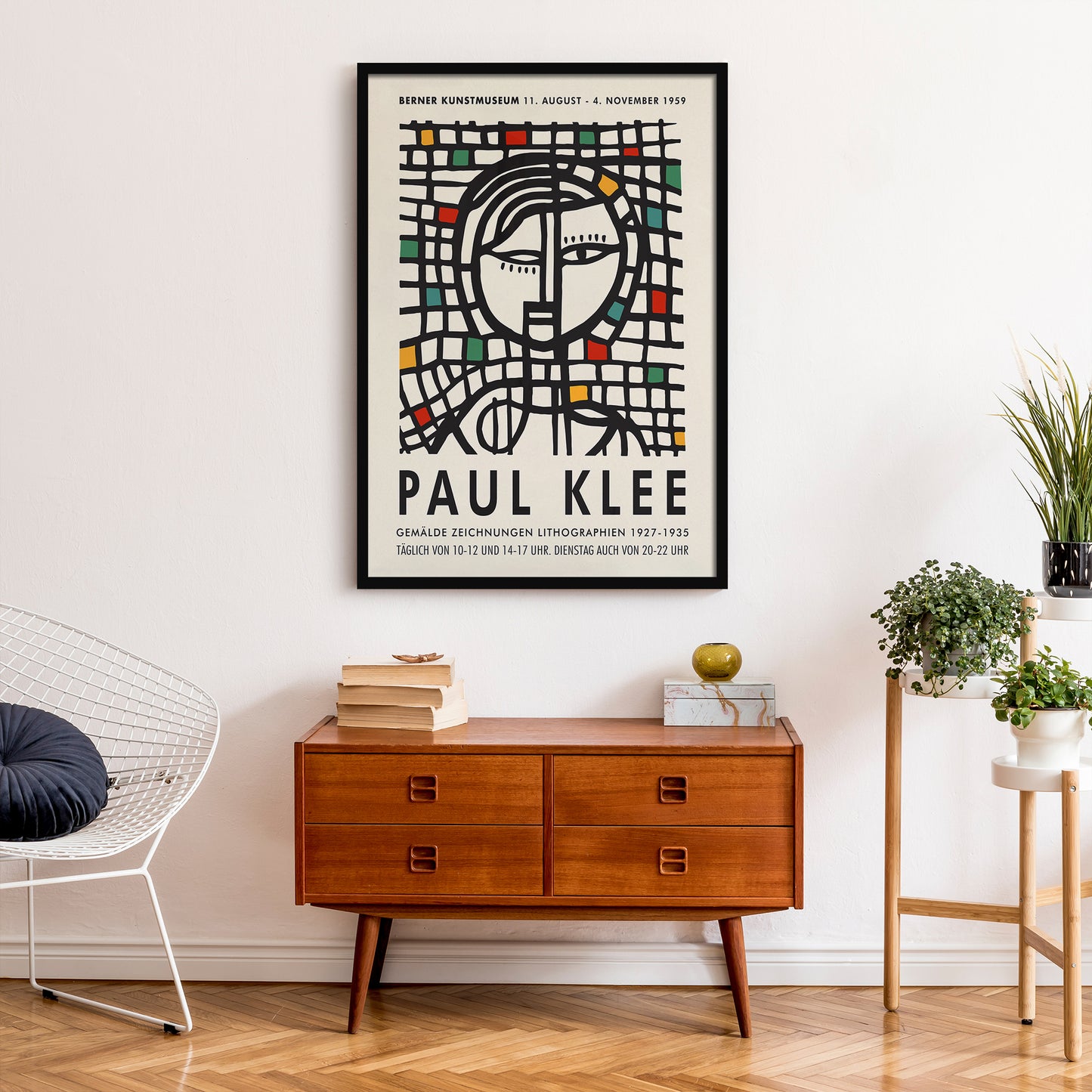 Paul Klee Senecio Inspired Poster