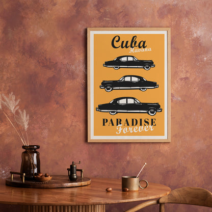 Cuba Havana Paradise Forever Poster