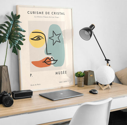Cubisme de Cristal Art Poster