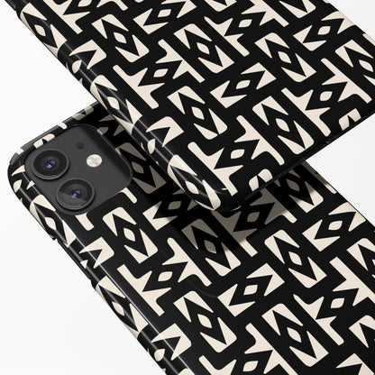 Art Deco Black iPhone Case