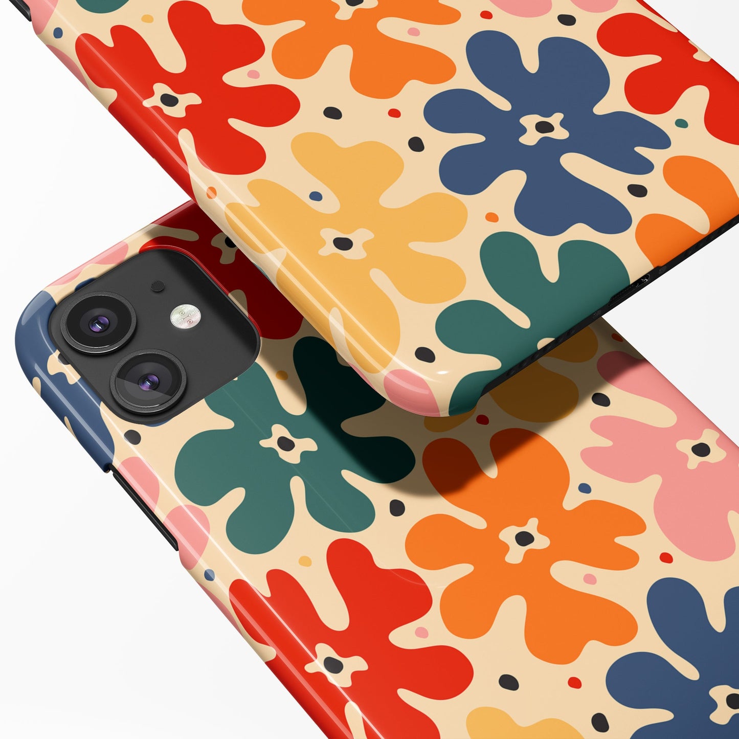 Retro Flowers iPhone Case