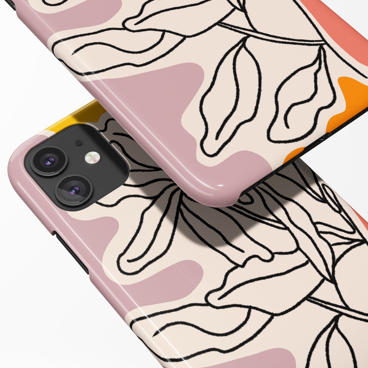 Floral Drawing iPhone Case 2