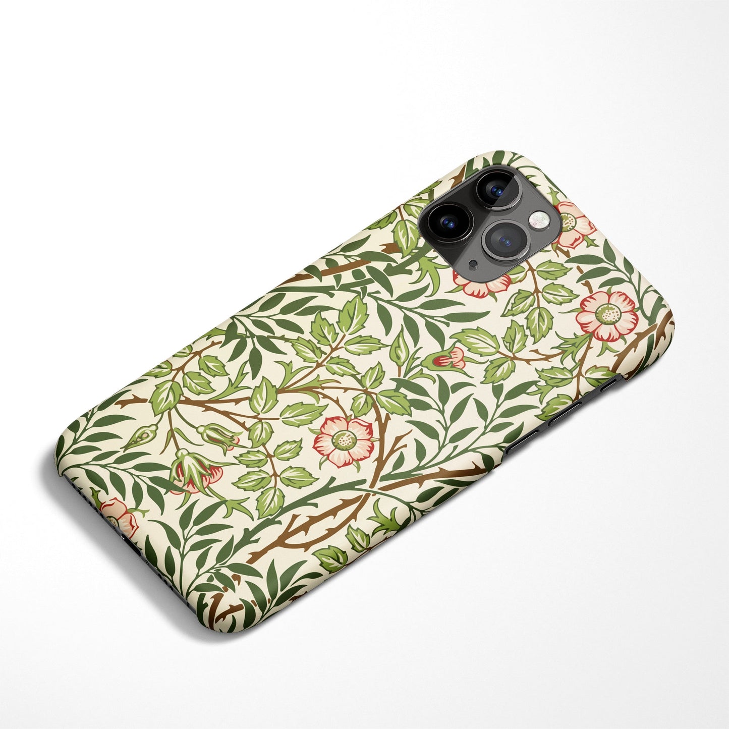 Vintage Floral Drawing - iPhone Case