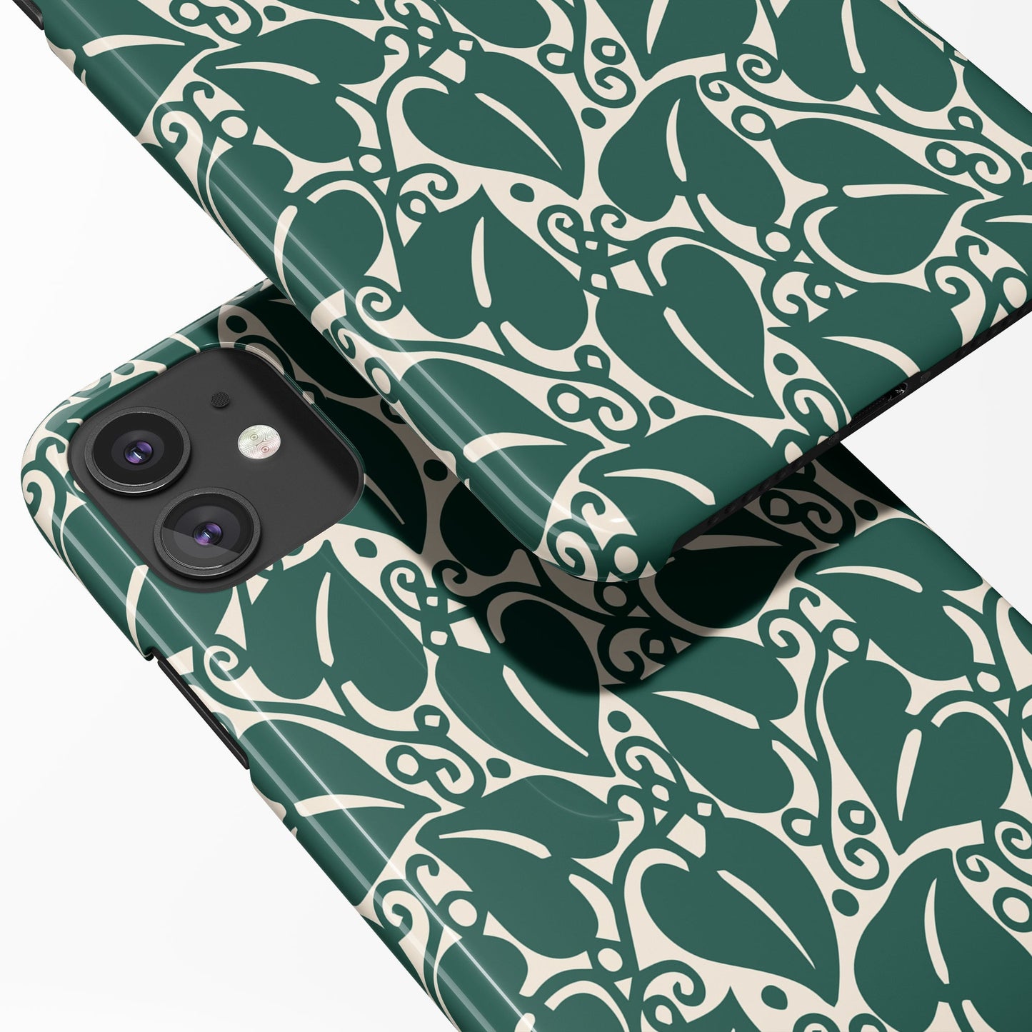 Green Leaves iPhone Case