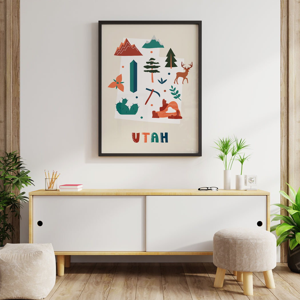 Utah, Travel Poster