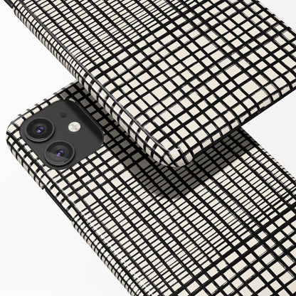 Black & White Pattern iPhone Case