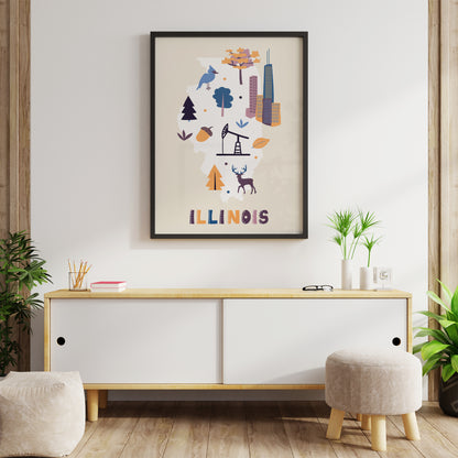 Illinois, Travel Poster