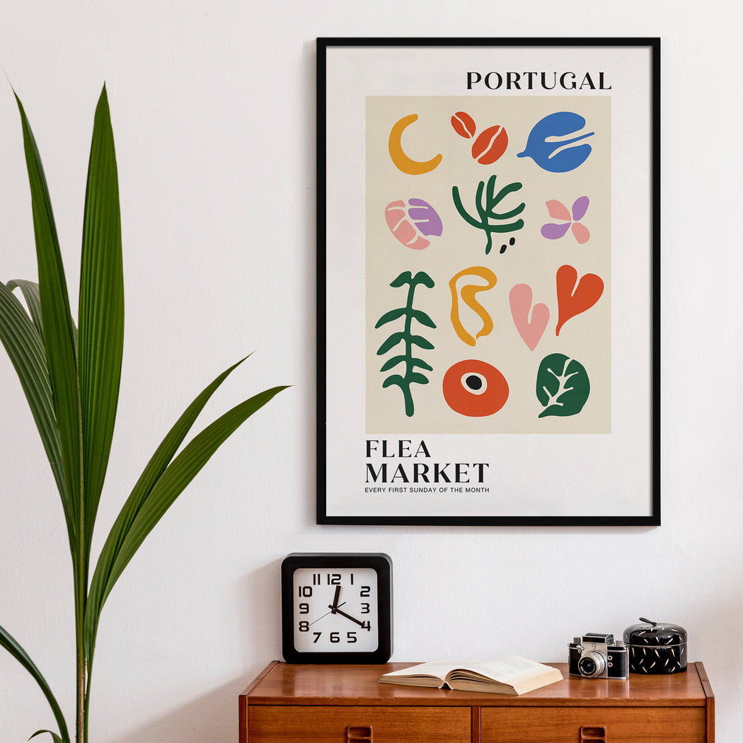 Portugal Flea Market Poster