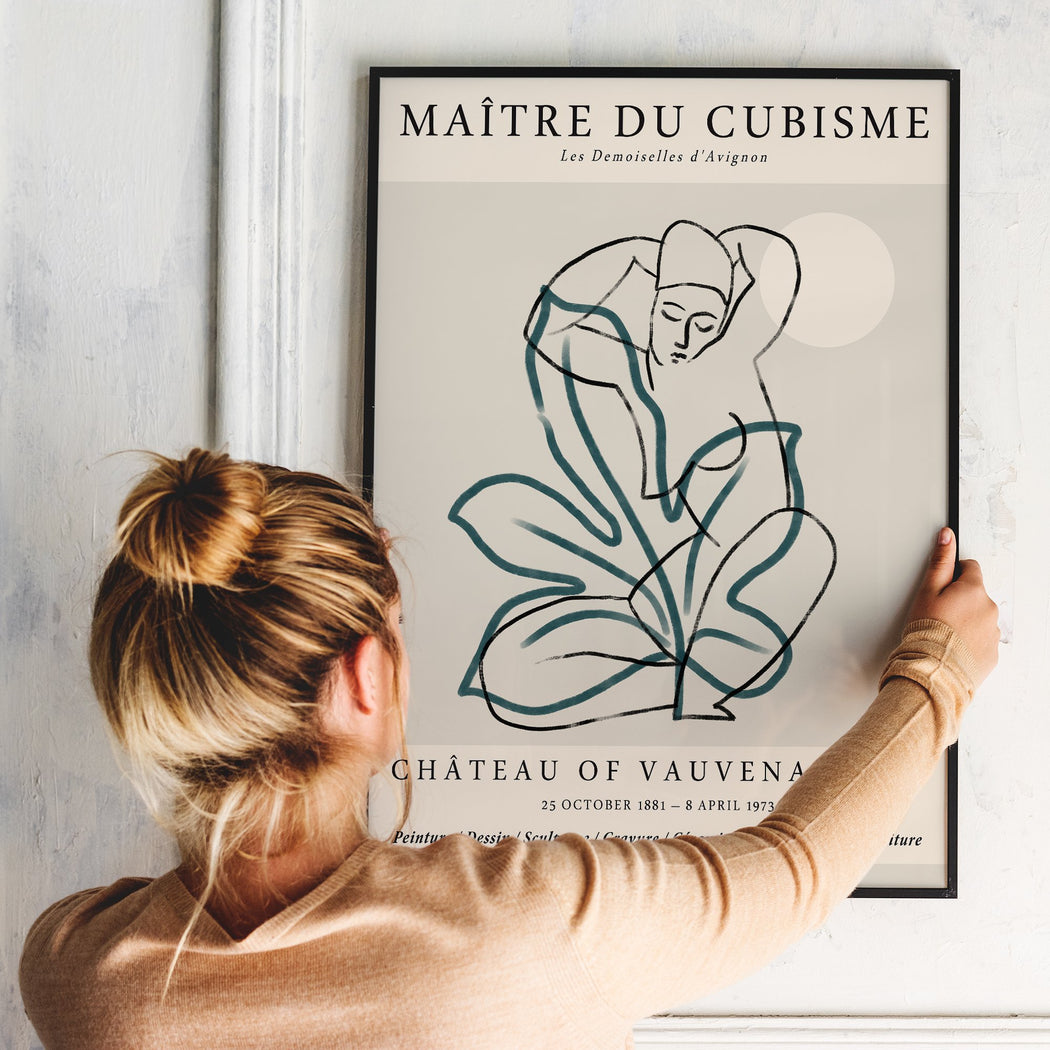 Maître du Cubisme French Poster