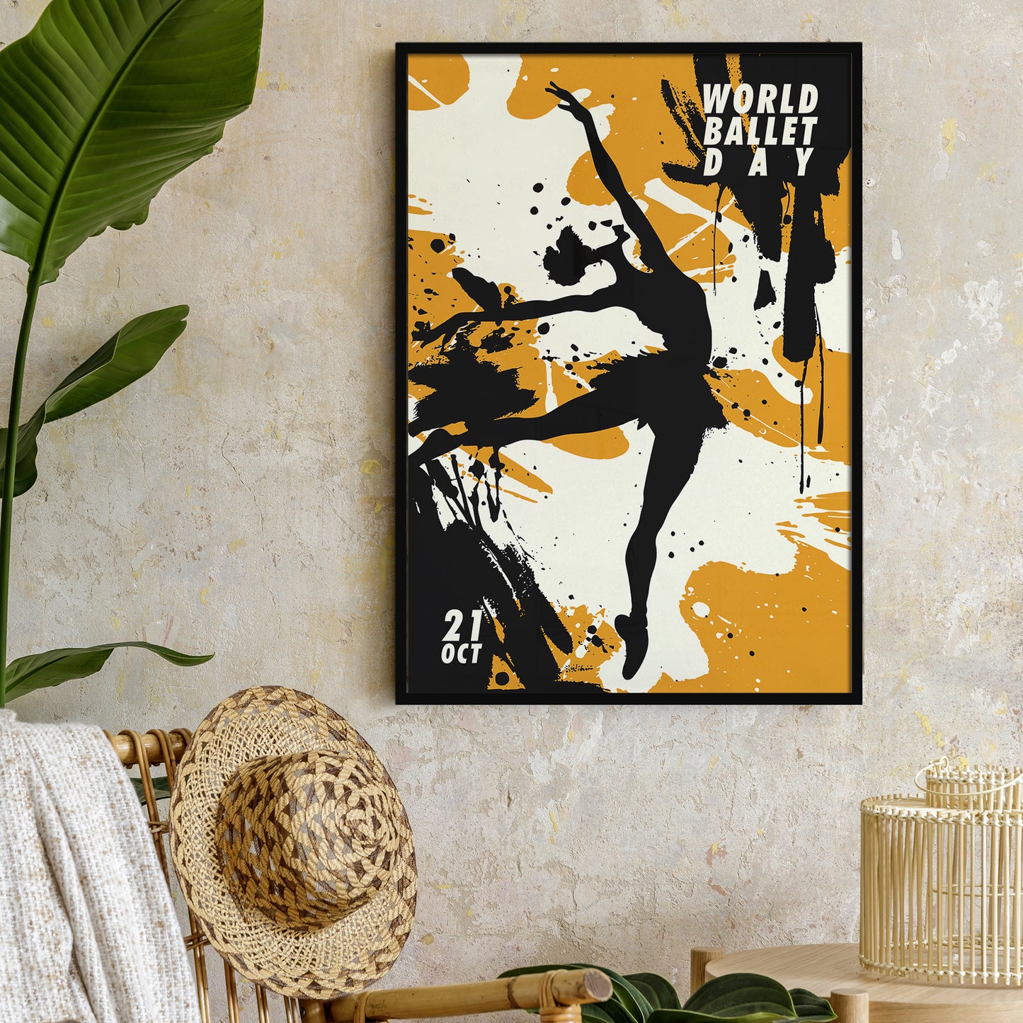 World Ballet Day Art Event Poster